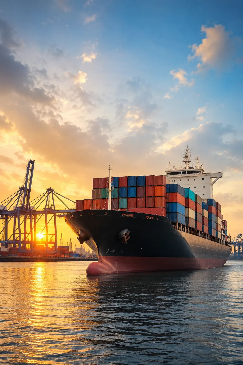 Bulk Carrier Ship at Sea